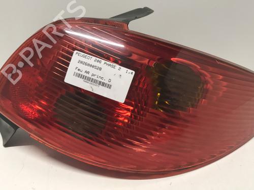 Used Right taillight Right taillight PEUGEOT 206 Hatchback (2A/C) [1998-2012] 33600925 33600925