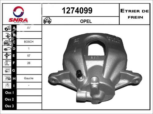 Used Left front brake caliper Left front brake caliper 36575424 36575424