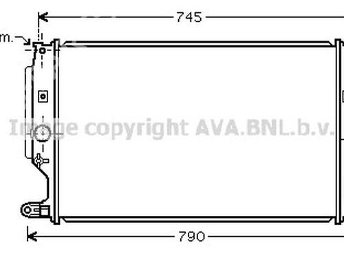 Radiador de água Radiador de água TOYOTA AURIS (_E15_) 2.0 D-4D (ADE150_, ADE150R) (126 hp) 33851288 33851288