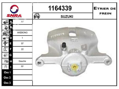 left-front-brake-caliper-suzuki-vitara-ly-2015-35913544 main image