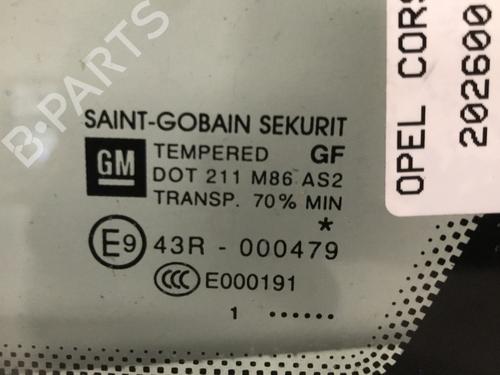 Used Front left quarter glass Front left quarter glass OPEL CORSA D (S07) 1.3 CDTI (L08, L68) (75 hp) 33837254 33837254