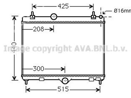 water-radiator-citroen-c5-iii-rd_-2008-2009-2010-2011-2012-2013-2014-2015-2016-2017-35914012 main image