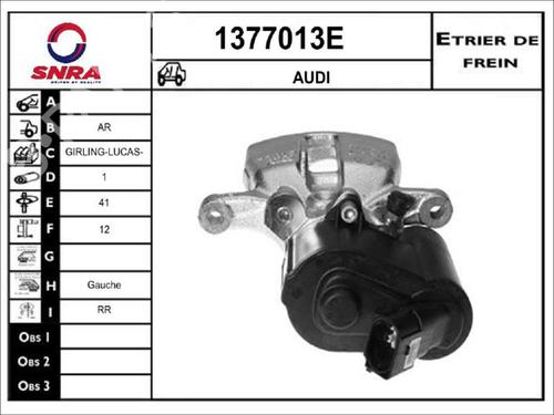Used Left rear brake caliper Left rear brake caliper AUDI A6 C6 (4F2) 2.0 TDI (140 hp) 33585234 33585234