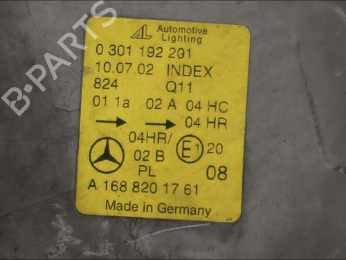 Used Left headlight Left headlight MERCEDES-BENZ A-CLASS (W168) [1997-2005] 33577446 33577446