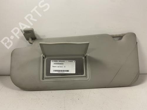 Used Left sun visor Left sun visor NISSAN QASHQAI I (J10, NJ10) [2006-2015] 35993669 35993669