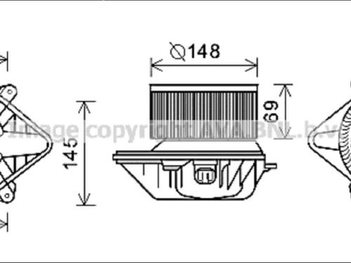 Used Heater blower motor Heater blower motor RENAULT MEGANE I (BA0/1_) [1995-2004] 33590818 33590818