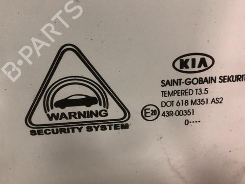 Used Front left door window Front left door window KIA SPORTAGE III (SL) 1.7 CRDi (116 hp) 33603802 33603802