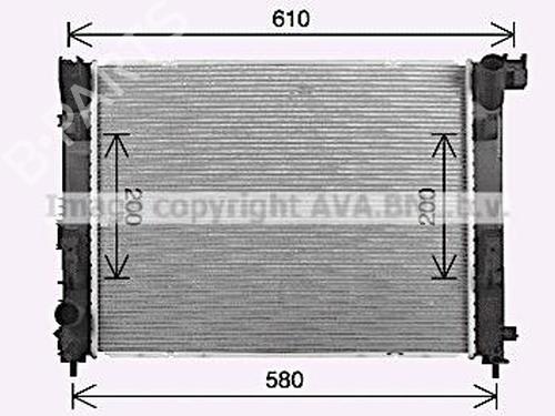 Used Water radiator Water radiator NISSAN MICRA V (K14) 1.5 DCI (90 hp) 34183795 34183795