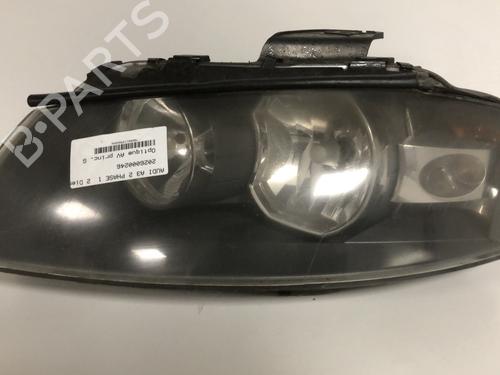 Used Left headlight Left headlight AUDI A3 (8P1) 2.0 TDI (170 hp) 33599945 33599945