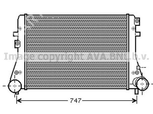 Used Intercooler Intercooler SKODA OCTAVIA II (1Z3) 1.6 TDI (105 hp) 35910808 35910808