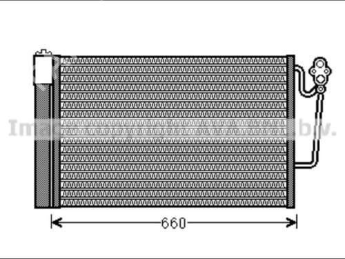 Used AC radiator AC radiator MINI MINI CLUBMAN (R55) Cooper D (109 hp) 35909236 35909236