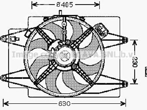 Used Radiator fan Radiator fan 36578603 36578603