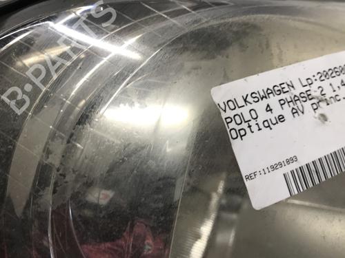 Used Right headlight Right headlight VW POLO IV (9N_, 9A_) 1.4 TDI (70 hp) 33599563 33599563