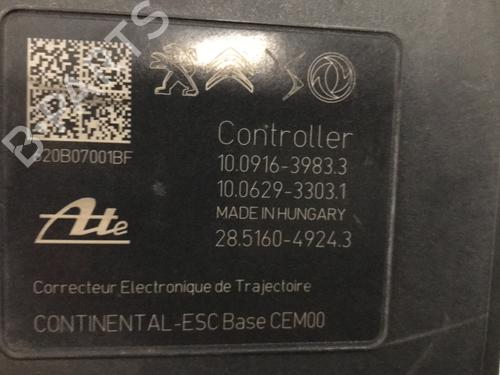 Used ABS pump ABS pump PEUGEOT 208 II (UB_, UP_, UW_, UJ_) [2019-2026] 33890252 33890252