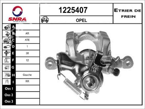 Used Left rear brake caliper Left rear brake caliper 36574309 36574309