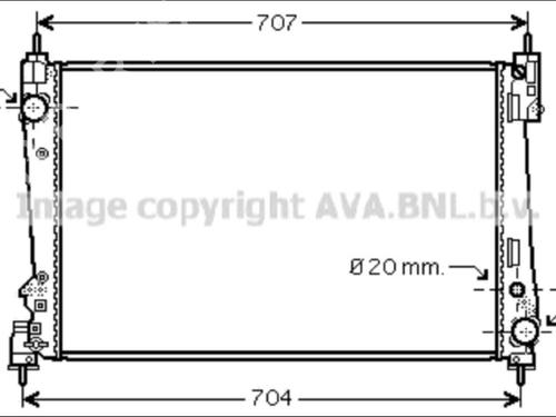 water-radiator-opel-corsa-d-s07-2006-2007-2008-2009-2010-2011-2012-2013-2014-2015-35909940 main image