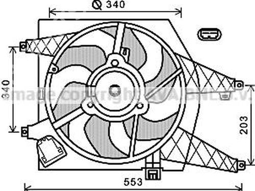 Used Radiator fan Radiator fan 33604131 33604131