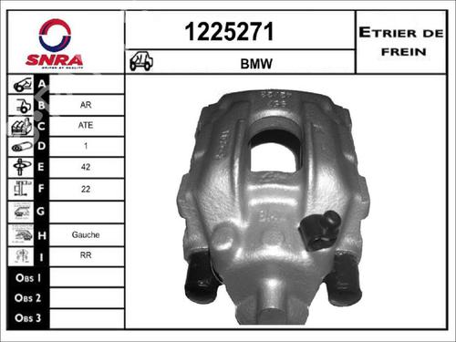 Left rear brake caliper BMW X3 (E83) 3.0 i xDrive | BP35907120M107 - Image 2