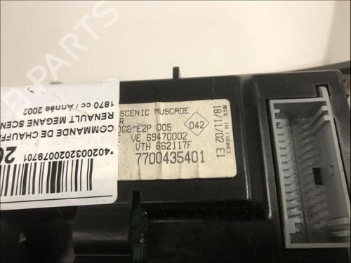 Used Climate control Climate control RENAULT SCÉNIC I MPV (JA0/1_, FA0_) [1999-2010] 33581637 33581637