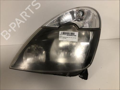 Used Left headlight Left headlight RENAULT MODUS / GRAND MODUS (F/JP0_) 1.5 dCi (FP0F, JP0F) (86 hp) 33589296 33589296