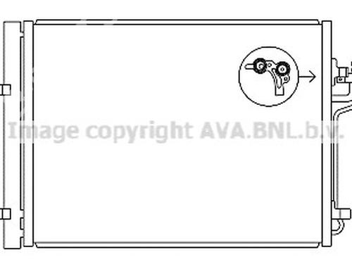 Used AC radiator AC radiator FORD GRAND C-MAX (DXA/CB7, DXA/CEU) 2.0 TDCi (115 hp) 33593885 33593885