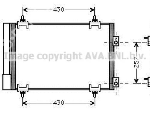 AC-Kondensator AC-Kondensator CITROËN C4 Grand Picasso I (UA_) [2006-2013] 34451640 34451640