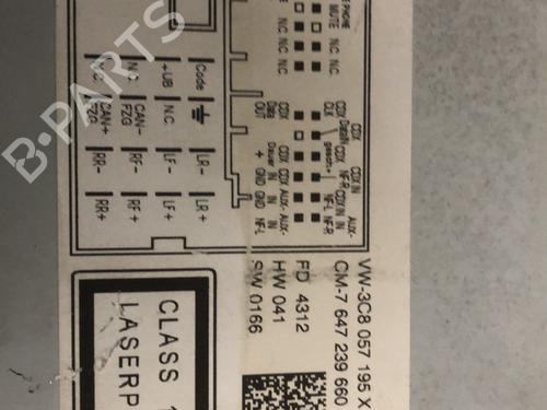 Used Display monitor Display monitor VW GOLF PLUS V (5M1, 521) [2004-2013] 33598711 33598711