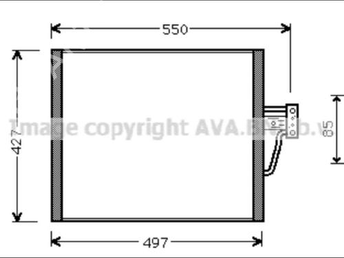 AC Kondensor AC Kondensor BMW 5 (E34) [1987-1995] 35908225 35908225