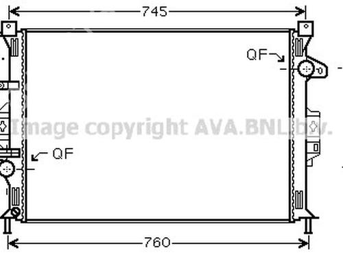 Used Water radiator Water radiator FORD MONDEO IV (BA7) [2007-2015] 33804886 33804886