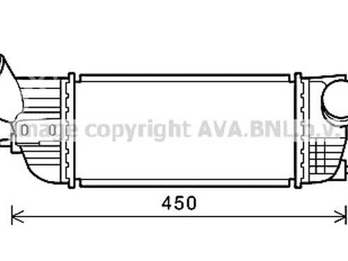 Intercooler Intercooler CITROËN C5 III (RD_) 2.0 HDi 165 (RDRHHA, RDRHH8) (163 hp) 33837487 33837487