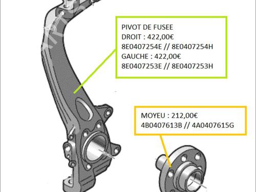 left-front-steering-knuckle-audi-a4-b7-avant-8ed-2004-2005-2006-2007-2008-33583098 main image