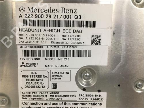 radio-mercedes-benz-e-class-w213-2016-33585428 main image