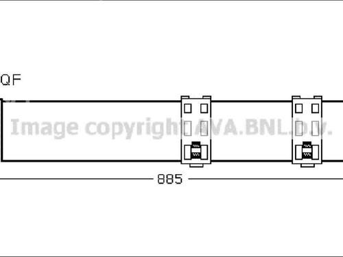Intercooler RENAULT LAGUNA III (BT0/1) 2.0 dCi (BT01, BT08, BT09, BT0E, BT0K, BT12, BT1C, BT1D,... | BP35908286M30 - Image 2