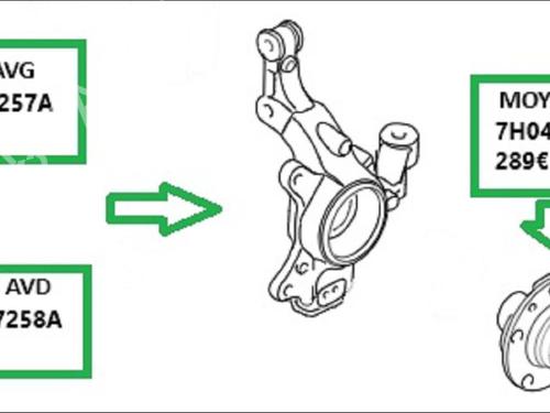 Used Left front steering knuckle Left front steering knuckle VW TOUAREG (7LA, 7L6, 7L7) 2.5 R5 TDI (174 hp) 35908125 35908125