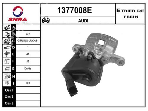 Used Right rear brake caliper Right rear brake caliper AUDI A6 C6 Avant (4F5) 2.0 TDI (140 hp) 33590408 33590408
