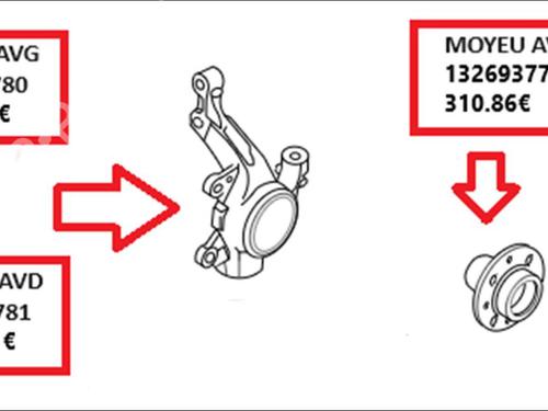 Left front steering knuckle OPEL CORSA D (S07) 1.7 CDTI (L08, L68) | BP35909160M25 - Image 2
