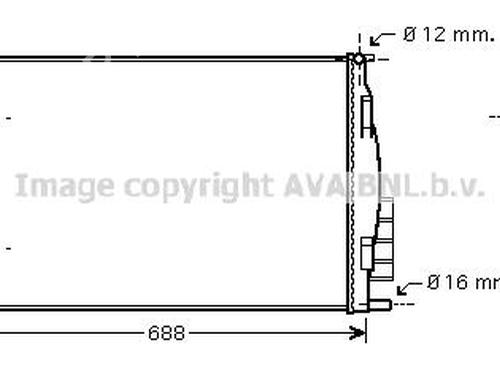 Used Water radiator Water radiator RENAULT SCÉNIC II (JM0/1_) [2003-2010] 33754504 33754504