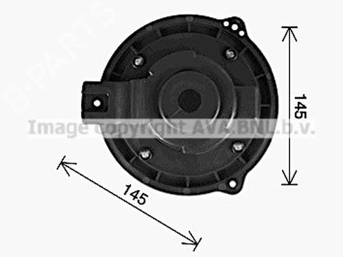 Used Heater blower motor Heater blower motor CHEVROLET CAPTIVA (C100, C140) 2.2 D (163 hp) 34705890 34705890