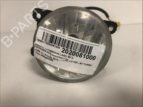 Used Right front fog light Right front fog light CITROËN C3 II (SC_) 1.4 HDi 70 (SC8HZC, SC8HR0, SC8HP4) (68 hp) 33584436 33584436