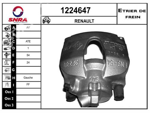 Used Left front brake caliper Left front brake caliper 36578947 36578947