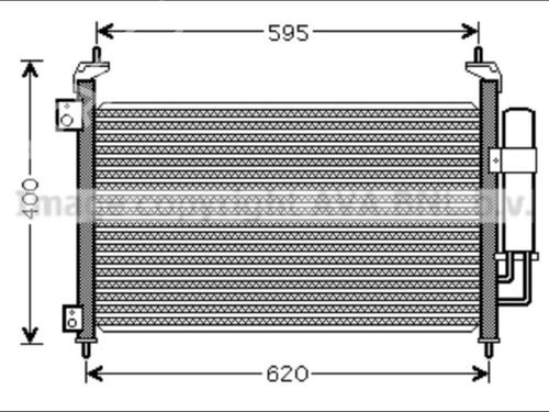 AC Kondensor AC Kondensor HONDA CIVIC VIII Hatchback (FN, FK) 2.2 CTDi (FK3) (140 hp) 33587329 33587329