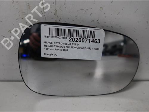 Used Right mirror glass Right mirror glass RENAULT MODUS / GRAND MODUS (F/JP0_) [2004-2026] 33575652 33575652