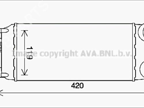 Intercooler FORD FIESTA VI (CB1, CCN) 1.6 TDCi | BP35910218M30 - Image 2