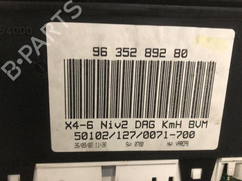 Used Instrument cluster Instrument cluster CITROËN C5 I (DC_) 2.2 HDi (DC4HXB, DC4HXE) (133 hp) 33595779 33595779