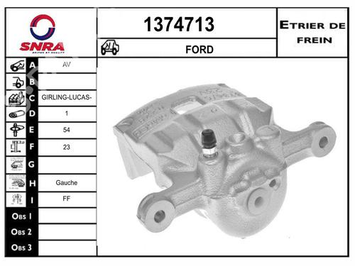 Used Left front brake caliper Left front brake caliper 36580541 36580541