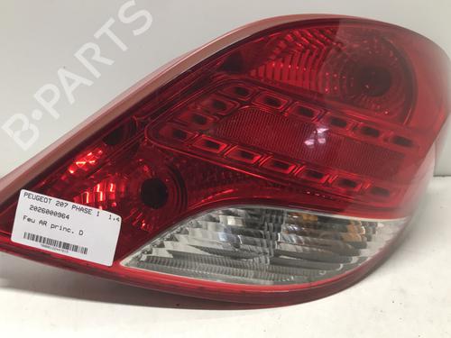 Used Right taillight Right taillight PEUGEOT 207 (WA_, WC_) 1.4 HDi (68 hp) 33603492 33603492