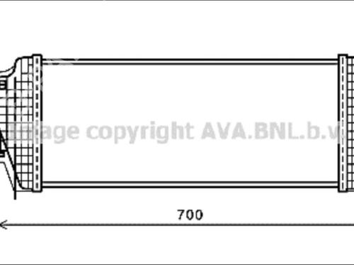 Used Intercooler Intercooler MERCEDES-BENZ R-CLASS (W251, V251) R 280 CDI 4-matic (251.020) (190 hp) 33587213 33587213