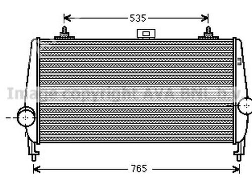 Intercooler Intercooler PEUGEOT 607 (9D, 9U) 2.7 HDi 24V (204 hp) 35915182 35915182