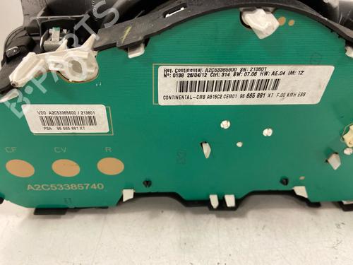 Instrument cluster CITROËN C3 II (SC_) 1.4 | BP37613805C47 - Image 3