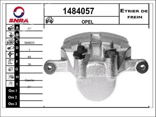 Used Left front brake caliper Left front brake caliper OPEL INSIGNIA A (G09) [2008-2017] 33577168 33577168